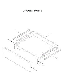 Drawer Parts parts for Maytag Gas Range MGR8800FZ1 from AppliancePartsPros.com
