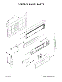 Control Panel Parts parts for Maytag Gas Range MGR8800FZ5 from AppliancePartsPros.com