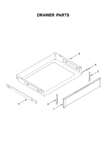 Drawer Parts parts for Maytag Gas Range MGR8800HK0 from AppliancePartsPros.com