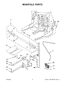 Manifold Parts parts for Maytag Gas Range MGS8800FZ1 from AppliancePartsPros.com