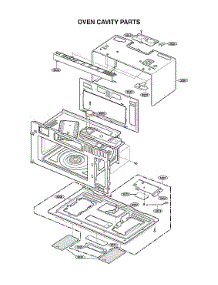 Oven Cavity Parts parts for Lg Microwave/Hood Combo MHEC1737F/00 from AppliancePartsPros.com