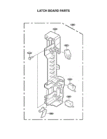 Latch Board Parts parts for Lg Microwave/Hood Combo MHEC1737F/00 from AppliancePartsPros.com