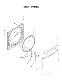 Door Parts parts for Maytag Washer MHW6630HW2 from AppliancePartsPros.com