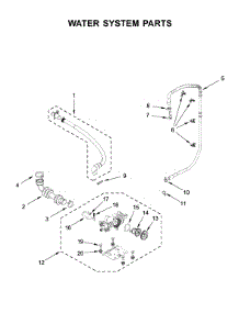 Water System Parts parts for Maytag Washer MHW6630HW2 from AppliancePartsPros.com