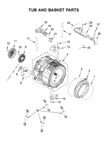 Tub And Basket Parts parts for Maytag Washer MHW8630HC0 from AppliancePartsPros.com