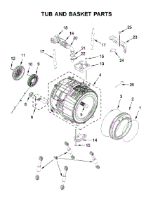 Tub And Basket Parts parts for Maytag Washer MHW8630HC2 from AppliancePartsPros.com