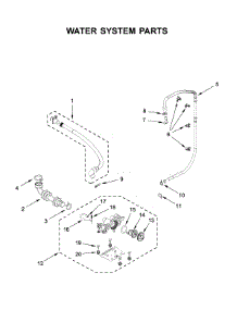 Water System Parts parts for Maytag Washer MHW8630HW2 from AppliancePartsPros.com