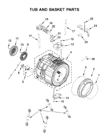 Tub And Basket Parts parts for Maytag Washer MHW8630HW3 from AppliancePartsPros.com