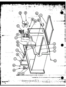 Motor Fan parts for Amana Countertop Microwave ML-40/P76804-2M from AppliancePartsPros.com