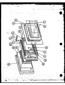 Door parts for Amana Countertop Microwave ML-40/P76804-2M from AppliancePartsPros.com