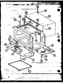 (Ml441t / P7680405m) (Ml441t / P7680407m) parts for Amana Countertop Microwave ML441T/P7680407M from AppliancePartsPros.com