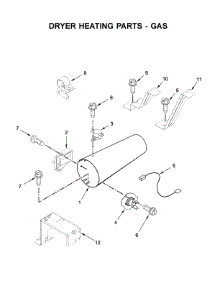 Dryer Heating Parts - Gas parts for Maytag Laundry Center MLE22PDAGW0 from AppliancePartsPros.com