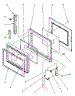 Microwave Door Assembly (Mm659e / P1177101mz) (Mm659e / P1177103mz) (Mm659w / P1177102mz) (Mm659w / P1177104mz)