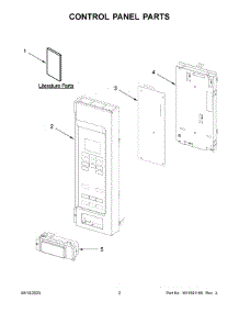 Control Panel Parts parts for Maytag Built-In Microwave MMMS4230PZ00 from AppliancePartsPros.com