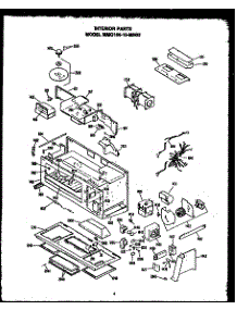 Interior Parts parts for Modern Maid Countertop Microwave MMO166-10/MN03 from AppliancePartsPros.com