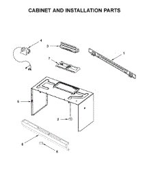 Cabinet And Installation Parts parts for Maytag Microwave/Hood Combo MMV1174FB1 from AppliancePartsPros.com
