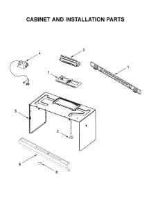 Cabinet And Installation Parts parts for Maytag Microwave/Hood Combo MMV1174FK1 from AppliancePartsPros.com