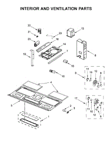 Interior And Ventilation Parts parts for Maytag Microwave/Hood Combo MMV1174HK0 from AppliancePartsPros.com