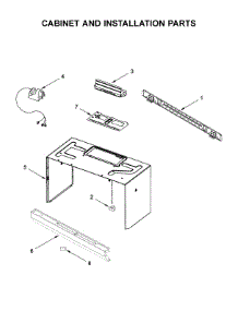 Cabinet And Installation Parts parts for Maytag Microwave/Hood Combo MMV1174HK0 from AppliancePartsPros.com