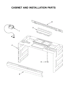 Cabinet And Installation Parts parts for Maytag Microwave/Hood Combo MMV1175JW0 from AppliancePartsPros.com