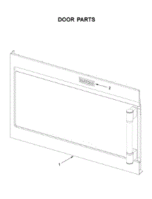 Door Parts parts for Maytag Microwave/Hood Combo MMV5227JK0 from AppliancePartsPros.com