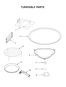 Turntable Parts parts for Maytag Microwave/Hood Combo MMV5227JK0 from AppliancePartsPros.com