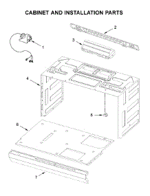 Cabinet And Installation Parts parts for Maytag Microwave/Hood Combo MMV5227JZ0 from AppliancePartsPros.com