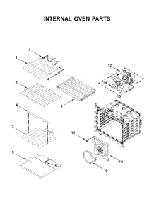 Internal Oven Parts parts for Maytag Wall Oven/Microwave Combo MMW9730FZ05 from AppliancePartsPros.com