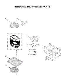 Internal Microwave Parts parts for Maytag Wall Oven/Microwave Combo MMW9730FZ05 from AppliancePartsPros.com
