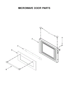 Microwave Door Parts parts for Maytag Wall Oven/Microwave Combo MMW9730FZ05 from AppliancePartsPros.com