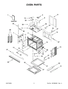 Oven Parts parts for Maytag Wall Oven/Microwave Combo MMW9730FZ22 from AppliancePartsPros.com