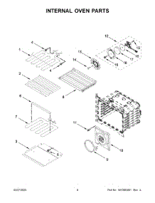 Internal Oven Parts parts for Maytag Wall Oven/Microwave Combo MMW9730FZ22 from AppliancePartsPros.com