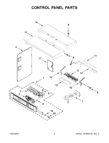 Control Panel Parts parts for Maytag Wall Oven/Microwave Combo MOEC6030LZ01 from AppliancePartsPros.com