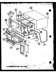 Outer Case / Antenna parts for Modern Maid Countertop Microwave MPS219-10/P7733213M from AppliancePartsPros.com