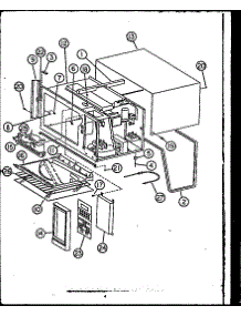 Control Panel parts for Caloric Countertop Microwave MPS229-10/P1104401M from AppliancePartsPros.com