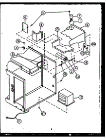 Capacitor / Transformer parts for Caloric Countertop Microwave MPS229-10/P1110303M from AppliancePartsPros.com
