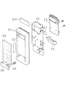 Escutcheon Base parts for Panasonic Countertop Microwave MQS1106H from AppliancePartsPros.com