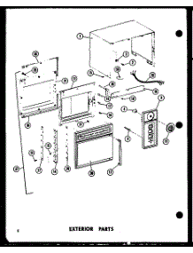 Exterior Parts parts for Amana Countertop Microwave MR-3/P72318-1M from AppliancePartsPros.com