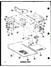 Interior Parts parts for Amana Countertop Microwave MR-3/P72318-1M from AppliancePartsPros.com
