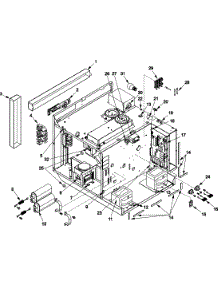 Electrical Components parts for Amana Microwave MRC518SU2-P1332818M from AppliancePartsPros.com