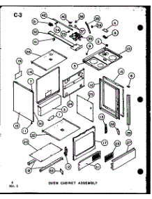 Outer Cabinet parts for Amana Range/Microwave Combo MRR-1000-P85514-2S from AppliancePartsPros.com