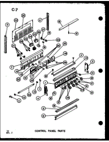 Control Panel parts for Amana Range/Microwave Combo MRR-1000-P85514-2S from AppliancePartsPros.com