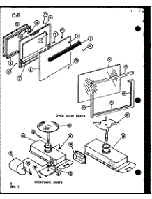 Mw Air Duct / Stirrer parts for Amana Range/Microwave Combo MRR-1000-P85514-4S from AppliancePartsPros.com