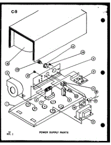 Transformer / Capacitor parts for Amana Range/Microwave Combo MRR-1000-P85514-4S from AppliancePartsPros.com