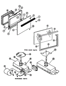 Page 3 parts for Amana Range/Microwave Combo MRR-1000-P8551401S from AppliancePartsPros.com