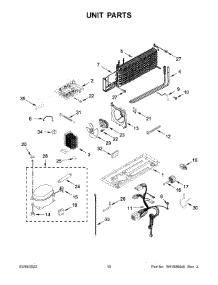 Unit Parts parts for Maytag Top-Mount Refrigerator MRT118FFFZ07 from AppliancePartsPros.com
