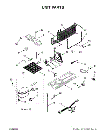 Unit Parts parts for Maytag Top-Mount Refrigerator MRT311FFFZ02 from AppliancePartsPros.com