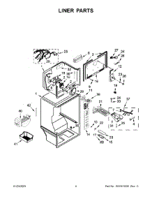 Liner Parts parts for Maytag Top-Mount Refrigerator MRT711SMFZ02 from AppliancePartsPros.com