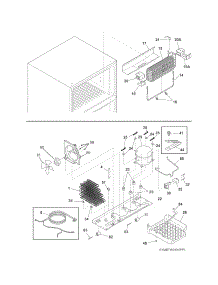System parts for Universal Multiflex (Frigidaire) Top-Mount Refrigerator MRTW23V5PP1 from AppliancePartsPros.com