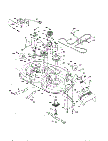 Mower Deck parts for Murray Front-Engine Lawn Tractor MS18542-96044000800 from AppliancePartsPros.com
